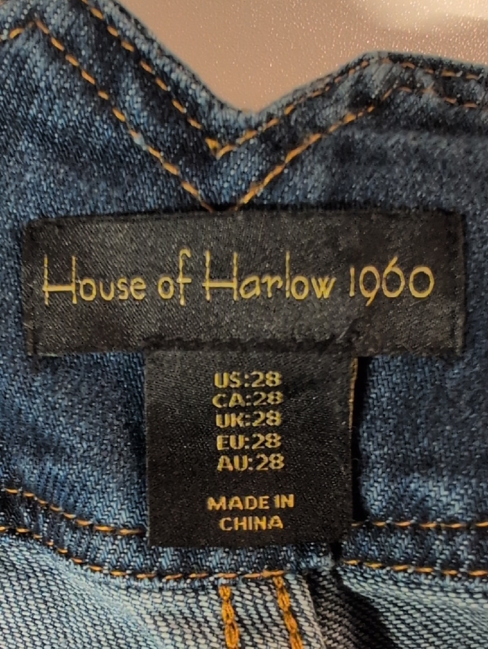 House of Harlow 1960 High-Waist Wide Leg Cinch Back Jeans, Size: 28 EUC - Picture 7 of 10